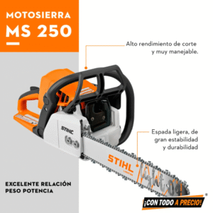 Motosierra Stihl MS 250 45.4 cc